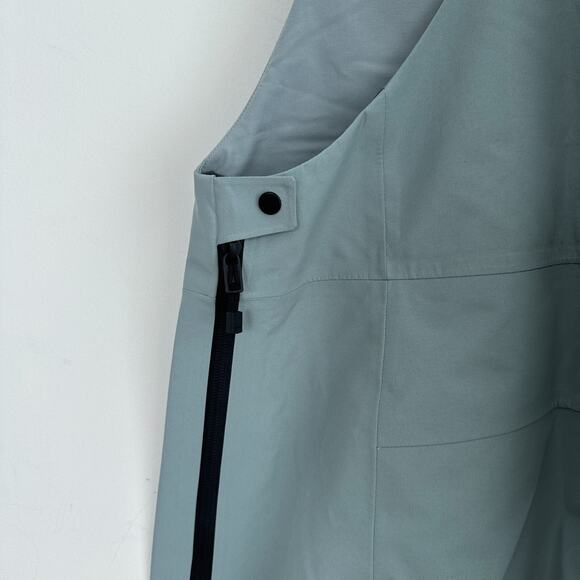 The North Face Ceptor Bibs Pant Womens Medium Blue Silver Ski Snowboard Dryvent - Picture 10 of 15